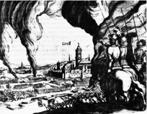 Mondragon verjaagt Slag om Grolle - Maurits voor Grolle in 1595